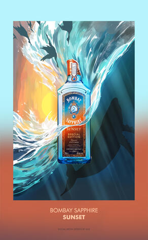 Bombay Sapphire "Sunset"