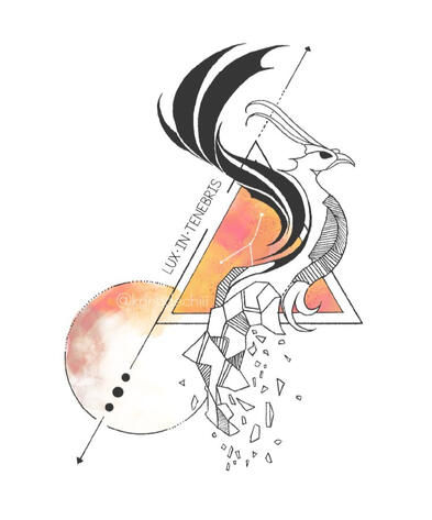"Lux In Tenebris" Client Tattoo Design