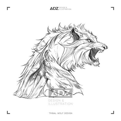 Tribal Wolf