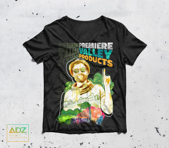 Premiere Valley Products T-Shirt Design Concept