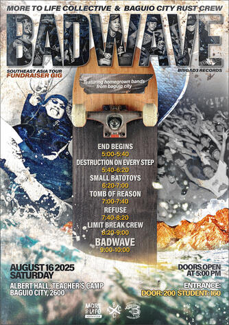 Badwave HxC - Baguio Fundraiser Tour by MTL